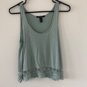 Green tank top